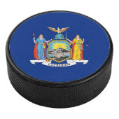 Patriotischer Hockey-Puck mit der Flagge New Yorks Eishockey Puck (3/4)