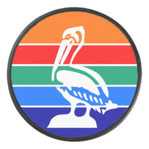 Patriotischer Hockey-Puck mit der Flagge von St. P Eishockey Puck