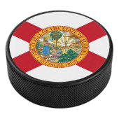 Patriotischer Hockey-Puck mit Fahne aus Florida Eishockey Puck (3/4)