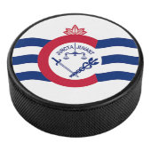 Patriotischer Hockey-Puck mit Fahne von Cincinnati Eishockey Puck (3/4)