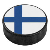 Patriotischer Hockey-Puck mit finnischer Flagge Eishockey Puck (3/4)
