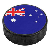 Patriotischer Hockey-Puck mit Flagge Australiens Eishockey Puck (3/4)