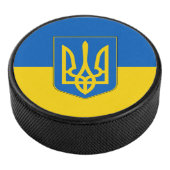 Patriotischer Hockey-Puck mit Flagge in der Ukrain Eishockey Puck (3/4)