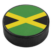 Patriotischer Hockey-Puck mit Flagge Jamaikas Eishockey Puck (3/4)