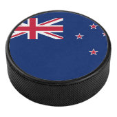 Patriotischer Hockey-Puck mit Flagge Neuseelands Eishockey Puck (3/4)