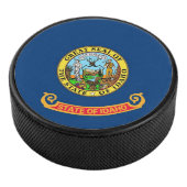 Patriotischer Hockey-Puck mit Flagge von Idaho Eishockey Puck (3/4)