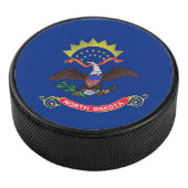 Patriotischer Hockey-Puck mit Flagge von North Dak Eishockey Puck (3/4)