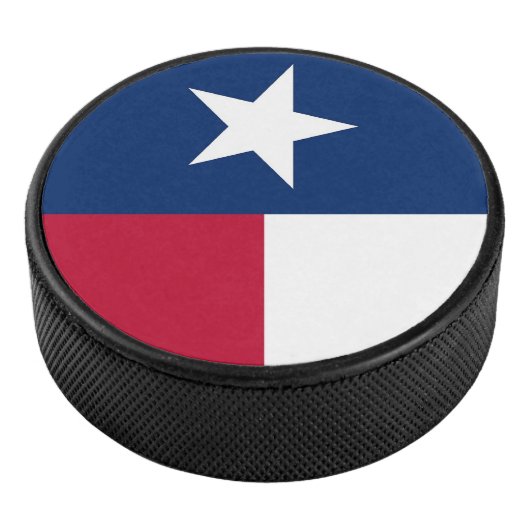Patriotischer Hockey-Puck mit Flagge von Texas Eishockey Puck (3/4)