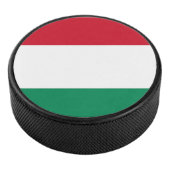 Patriotischer Hockey-Puck mit ungarischer Flagge Eishockey Puck (3/4)