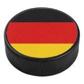 Patriotischer Hockeypuck mit Flagge Deutschlands Eishockey Puck (3/4)