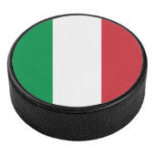 Patriotischer Hockeypuck mit Flagge Italiens Eishockey Puck (3/4)