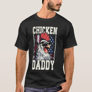 Patriotischer Hühnerpapa - Hühnerstall Amerikanisc T-Shirt