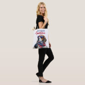 Patriotischer Hund-Beagle Tasche (Am Model)