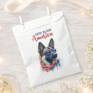 Patriotischer Hund - Deutscher Schäferhund Geschenktütchen