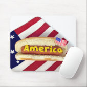 Patriotischer Hund Mousepad (Mit Mouse)