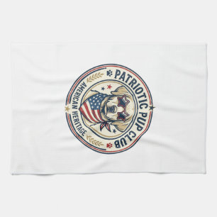 Patriotischer Hundeclub Patriotischer Patriotische Geschirrtuch