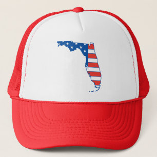 Patriotischer Hut Floridas Truckerkappe