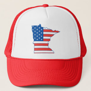 Patriotischer Hut Minnesotas Truckerkappe