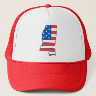 Patriotischer Hut Mississippis Truckerkappe