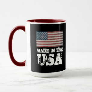 PATRIOTISCHER IN DEN USA HERGESTELLTER KAFFEETASSE