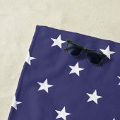 Patriotischer Individuelle Name-Muster der amerika Strandtuch (Beispiel)