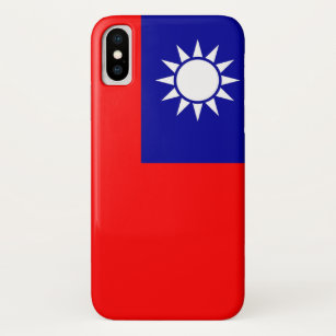 Patriotischer Iphone X Fall mit Flagge von Taiwan iPhone X Hülle