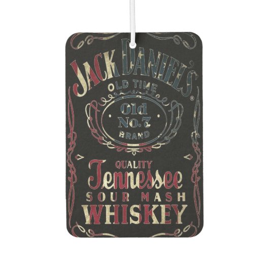 Patriotischer Jack Daniels Autolufterfrischer (Vorderseite)