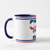 Patriotischer Kaffee der Nationalflagge Costa Rica Tasse (Links)