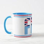 Patriotischer Kaffee der Nationalflagge Tasse (Links)