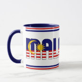 Patriotischer Kaffee "Sippin" mit Malaysia Tasse (Links)