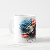 Patriotischer Kaffeebecher Kaffeetasse (Vorderseite Links)