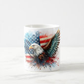 Patriotischer Kaffeebecher Kaffeetasse (Mittel)