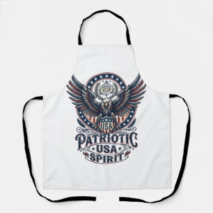 Patriotischer Kampfhabicht Patriotischer Adler & H Schürze
