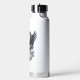 Patriotischer Kampfhabicht Patriotischer Adler & H Trinkflasche