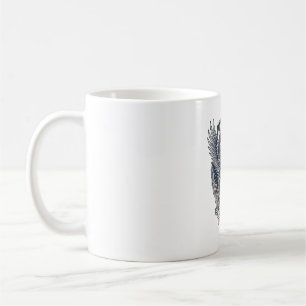 Patriotischer Kampfschild 1776 Militärisch Inspiri Kaffeetasse