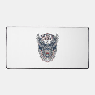 Patriotischer Kampfschild 1776 Militärisch Inspiri Schreibtischunterlage