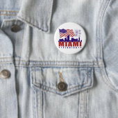 Patriotischer Knopf Miamis Florida Button (Beispiel)