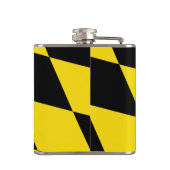 Patriotischer Kolben mit der Flagge Münchens Flachmann (Rückseite)