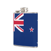 Patriotischer Kolben mit der Flagge Neuseelands Flachmann (Links)