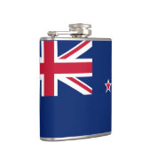 Patriotischer Kolben mit der Flagge Neuseelands Flachmann (Rechts)