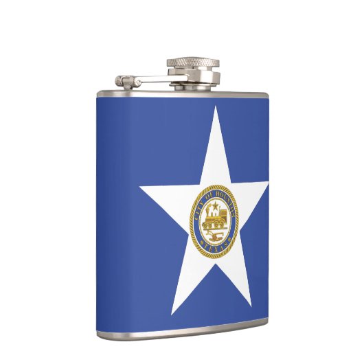 Patriotischer Kolben mit Fahne von Houston, USA Flachmann (Rechts)