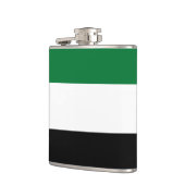 Patriotischer Kolben mit Flagge der VAE Flachmann (Links)