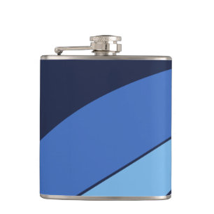 Patriotischer Kolben mit Flagge von Kolumbien, SC Flachmann