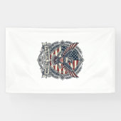 Patriotischer Kolibri Banner (Horizontal)