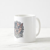Patriotischer Kolibri Kaffeetasse (VorderseiteRechts)