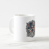 Patriotischer Kolibri Kaffeetasse (Vorderseite Links)