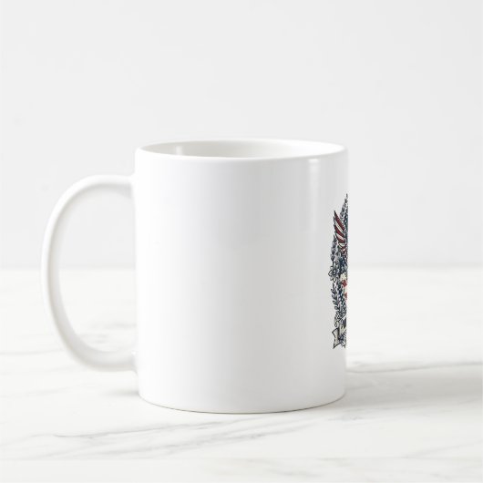 Patriotischer Kolibri Kaffeetasse (Links)