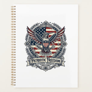 Patriotischer Kolibri Planer