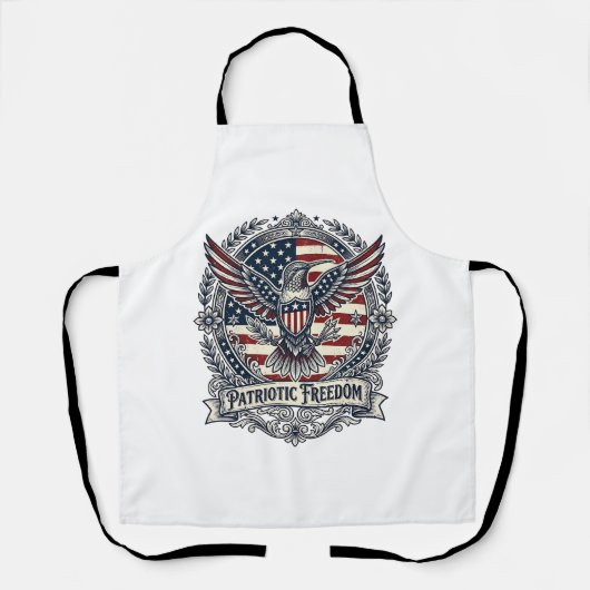 Patriotischer Kolibri Schürze (Vorderseite)