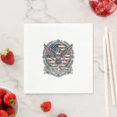 Patriotischer Kolibri Serviette (Beispiel)